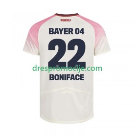 Bayer 04 Leverkusen Victor Boniface 22 Dres Gostujući 2025/2026 Kratkih Rukava